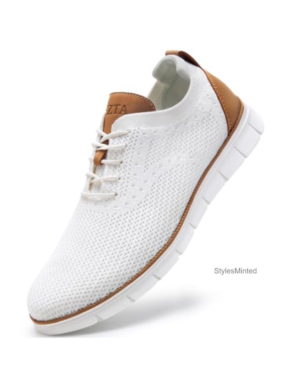 Men's Casual Dress Oxfords Sneakers Mesh Breathable Lightweight Walking Shoes